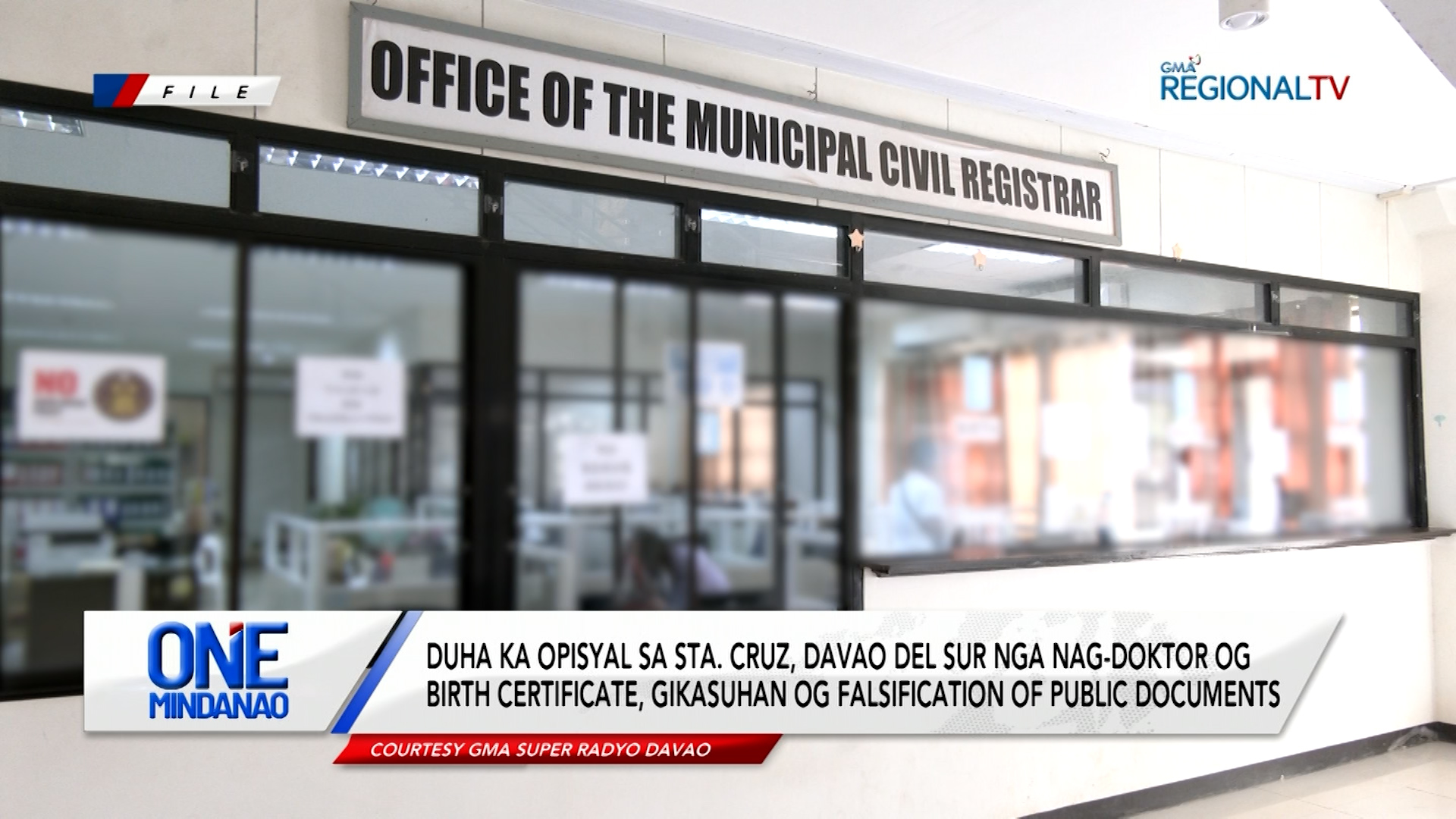 Duha ka opisyal sa Sta. Cruz, Davao del Sur, gipasakaan na og kaso