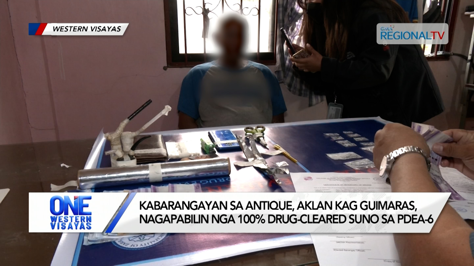 Kabarangayan sa Antique, Aklan kag Guimaras, nagapabilin nga 100% drug-cleared