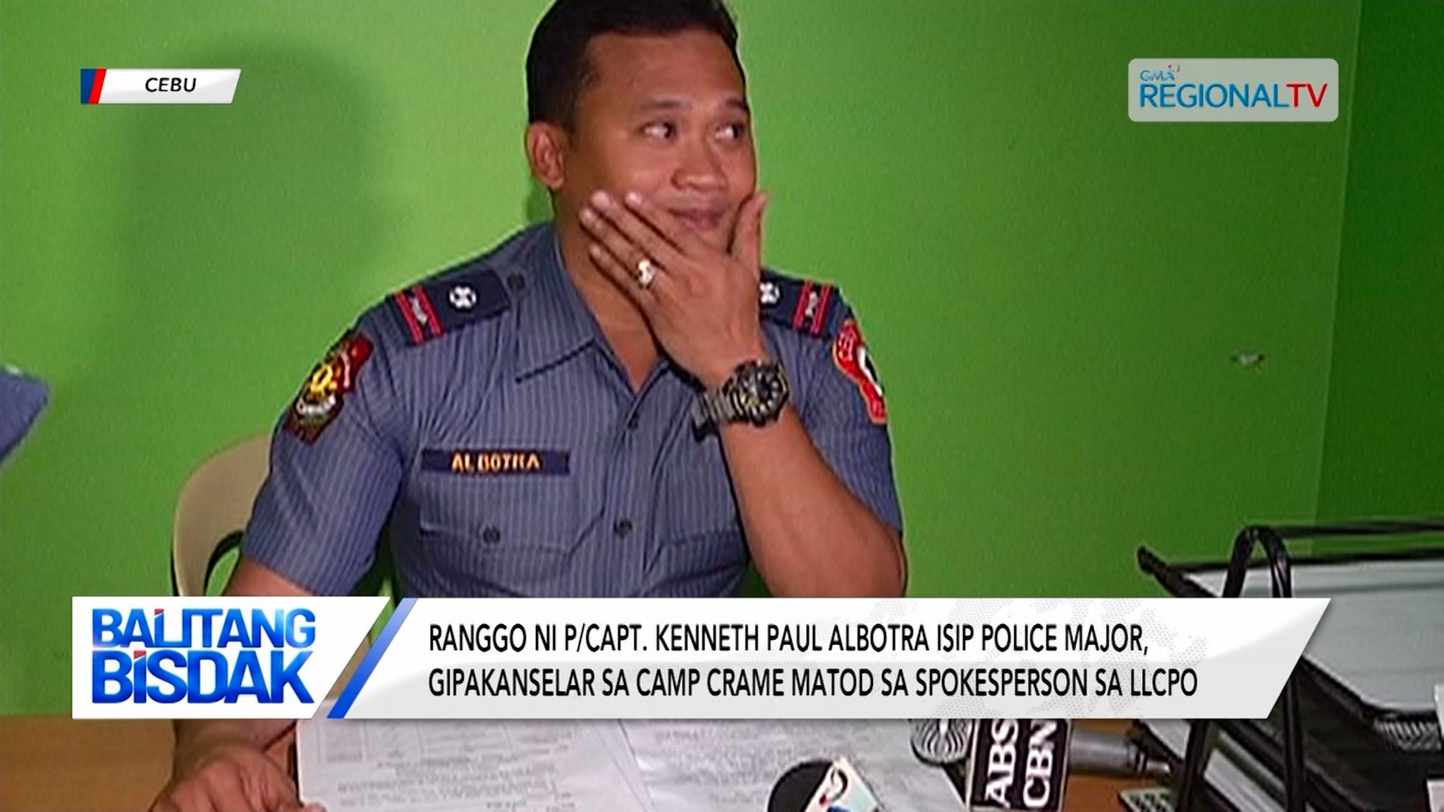 P/Capt. Kenneth Paul Albotra nga gilambigit sa EJK, nangandam daan