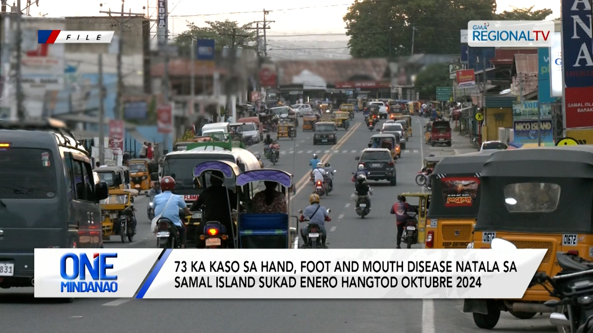 73 ka kaso sa hand, foot and mouth disease natala sa Samal Island