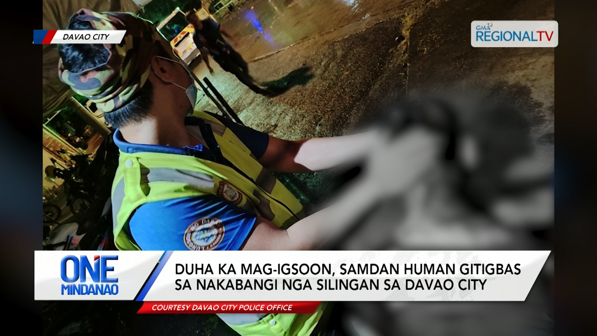 Duha ka mag-igsoon, samdan human gitigbas sa nakabangi nga silingan