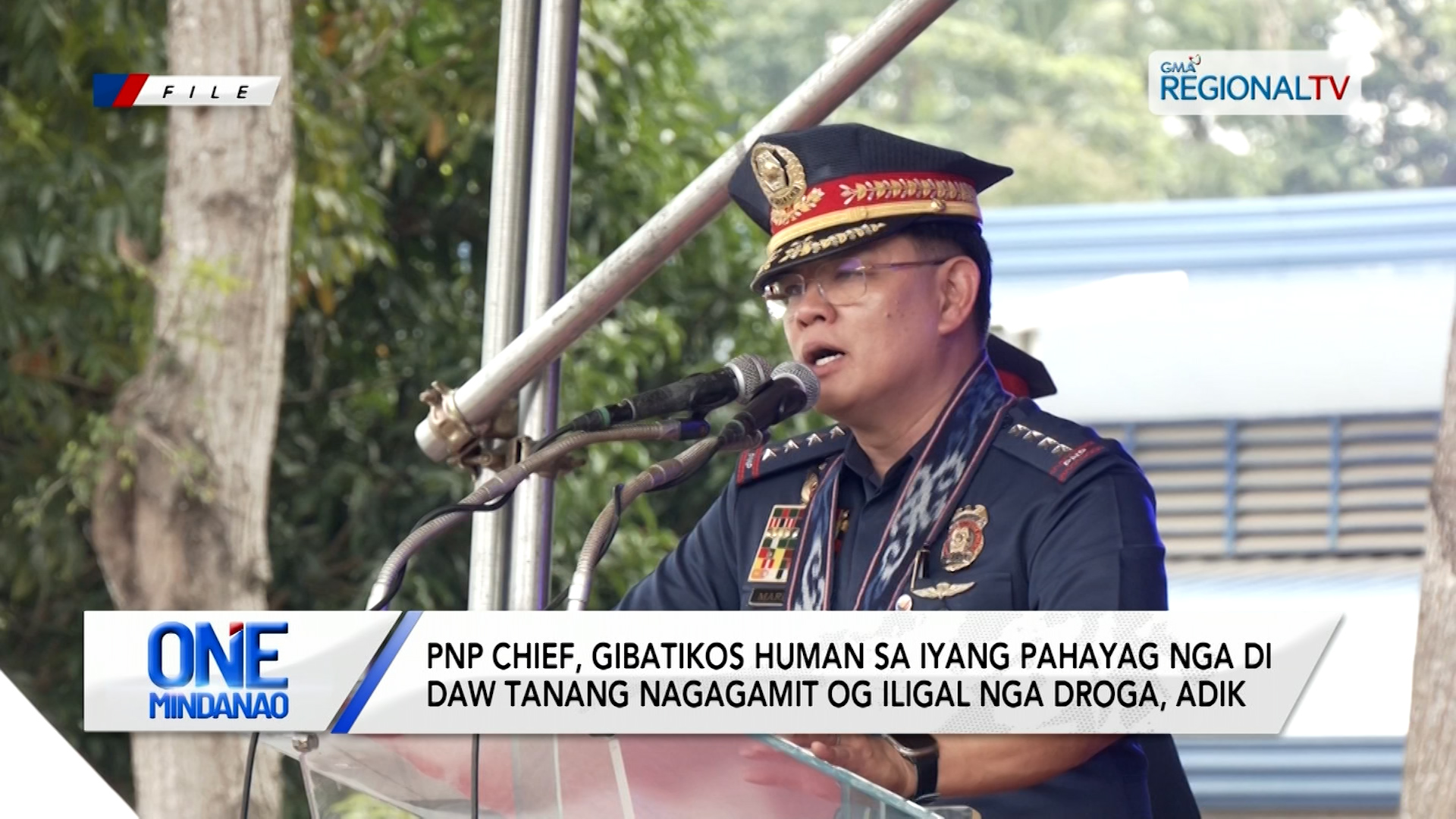 PNP Chief, gibatikos sa pahayag nga di daw tanang nagagamit og iligal nga droga, adik