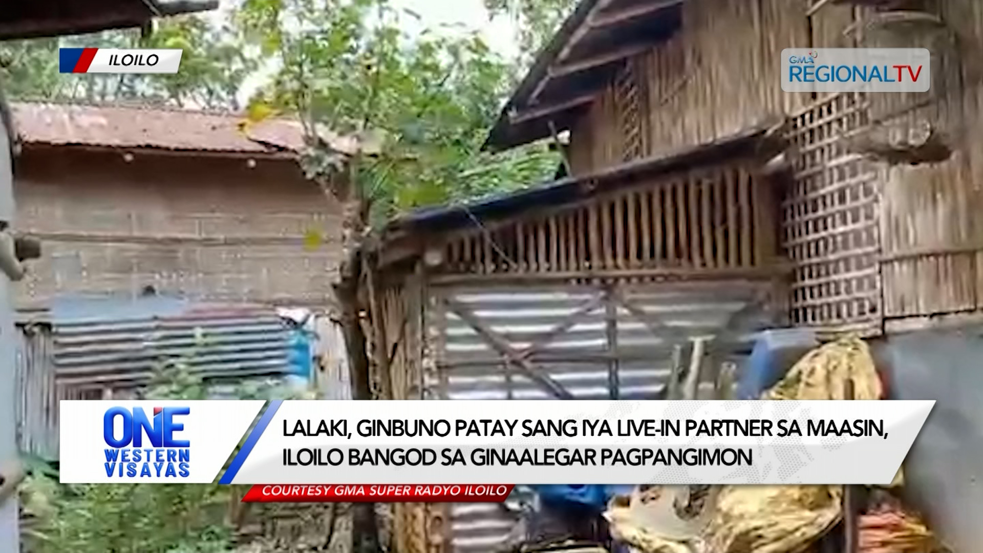 Lalaki, ginbuno patay sang iya live-in partner sa Maasin, Iloilo