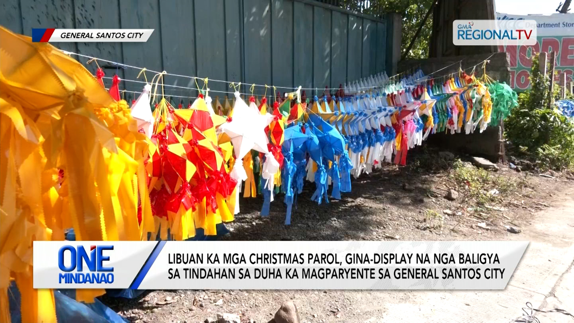 Libuan ka mga Christmas Parol, gina-display na sa General Santos City