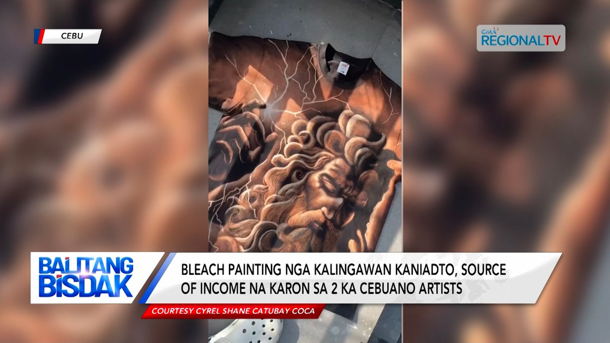 Bleach painting sa black fabric, pinalahi nga regalo karong umaabot nga pasko