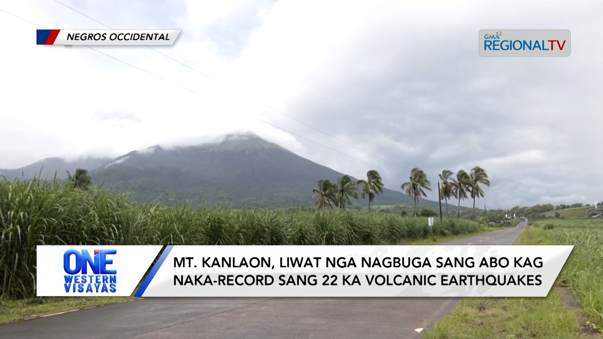 Mt. Kanlaon, Naka-record sang 22 ka Volcanic Earthquakes