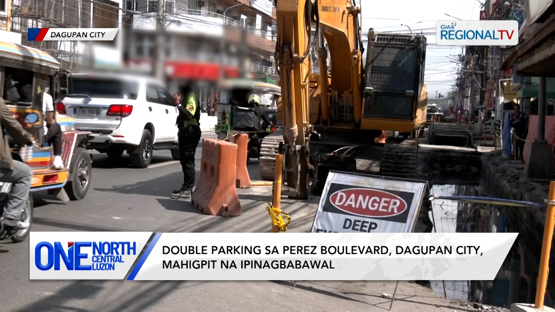 Double parking sa Perez Boulevard, Dagupan City, mahigpit na ipinagbabawal