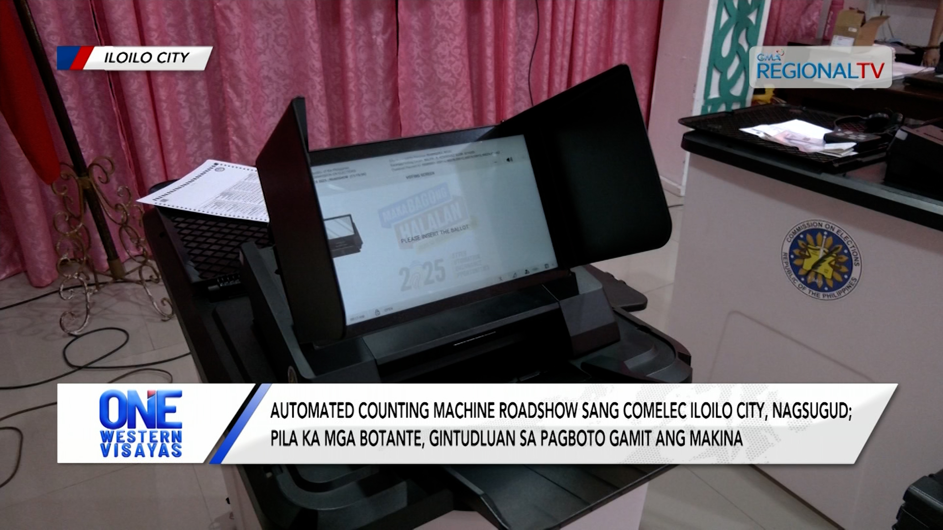 Automated Counting Machine Roadshow sang COMELEC Iloilo City, Nagsugud Na