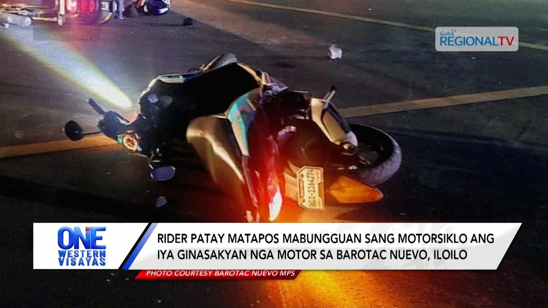 Rider patay sang mabungguan ang motor sini sang isa ka motor sa Barotac Nuevo