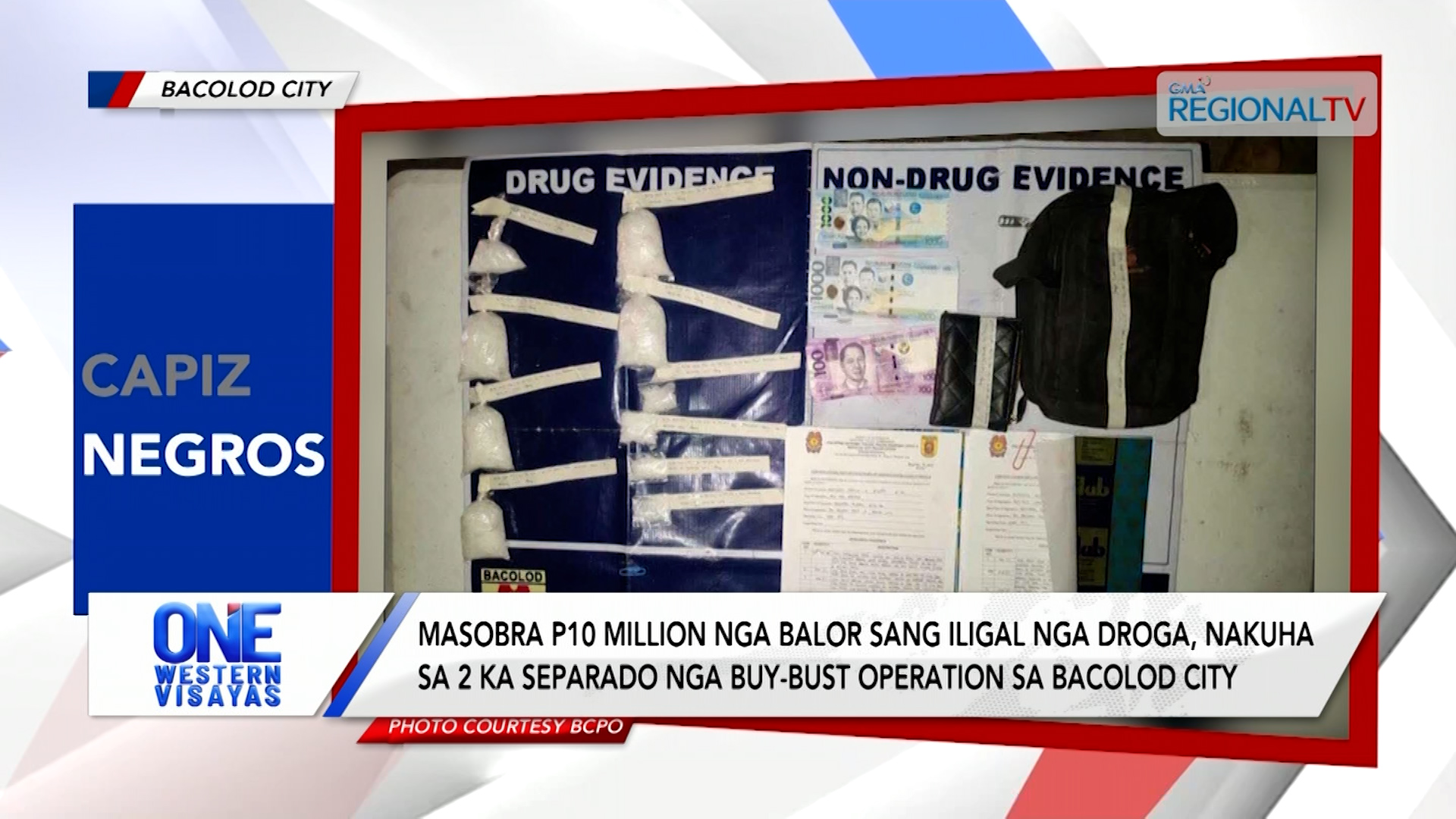 Masobra P10 million nga balor sang shabu, nakuha sa 2 ka buy-bust operation