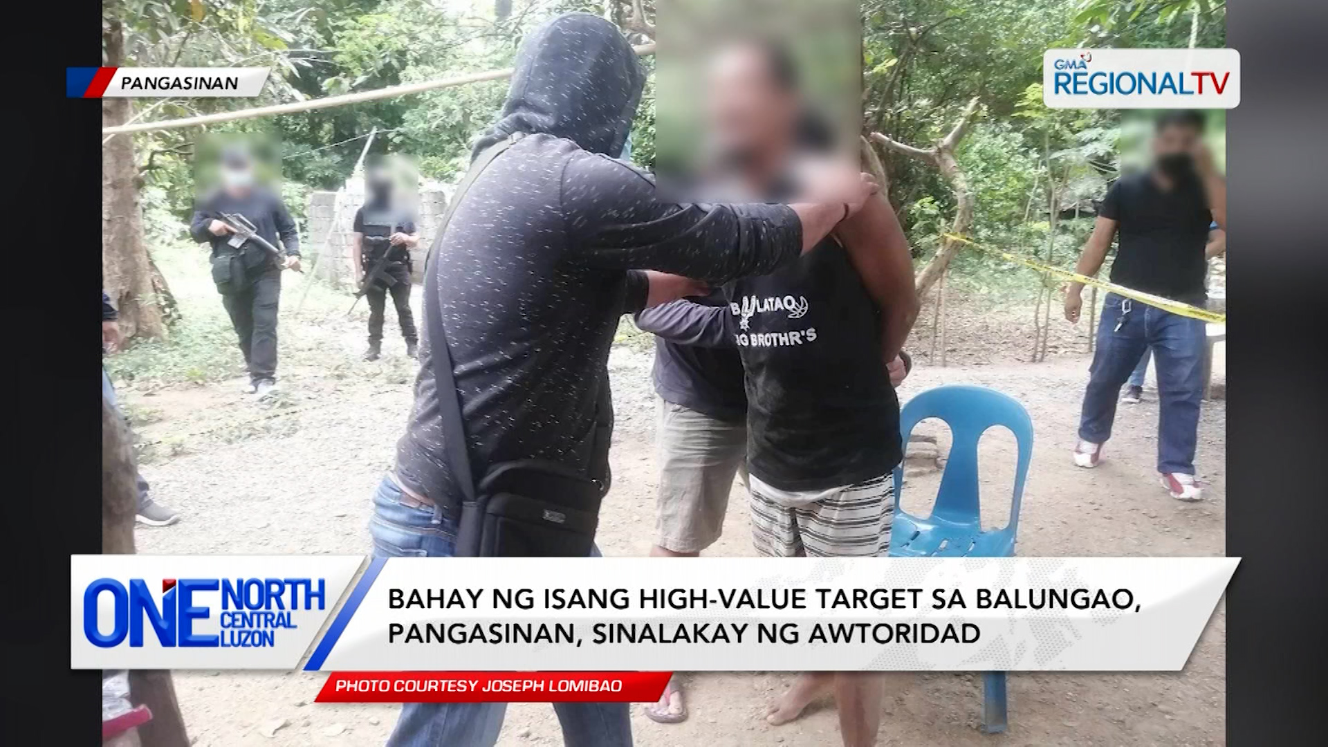 Bahay ng isang high-value target sa Balungao, Pangasinan, sinalakay