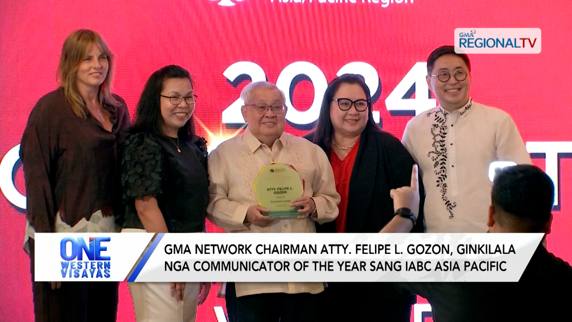 GMA Network Chairman Atty. Felipe L. Gozon, ginkilala sang IABC Asia Pacific
