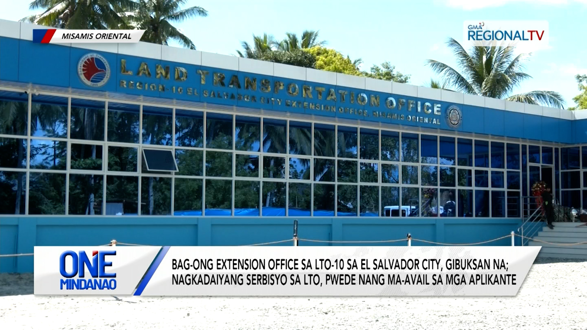 Bag-ong extension office sa LTO-10 sa El Salvador City, gibuksan na