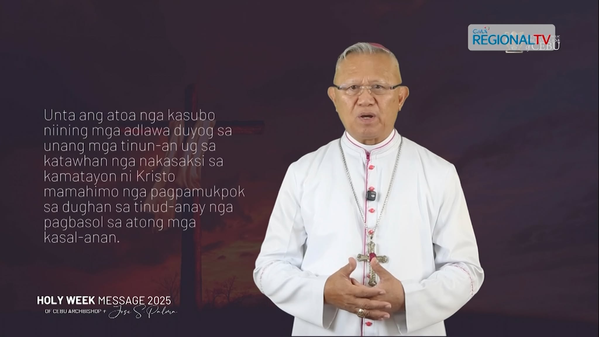 Mensahe gikan ni Arsobispo sa Sugbo Jose Palma