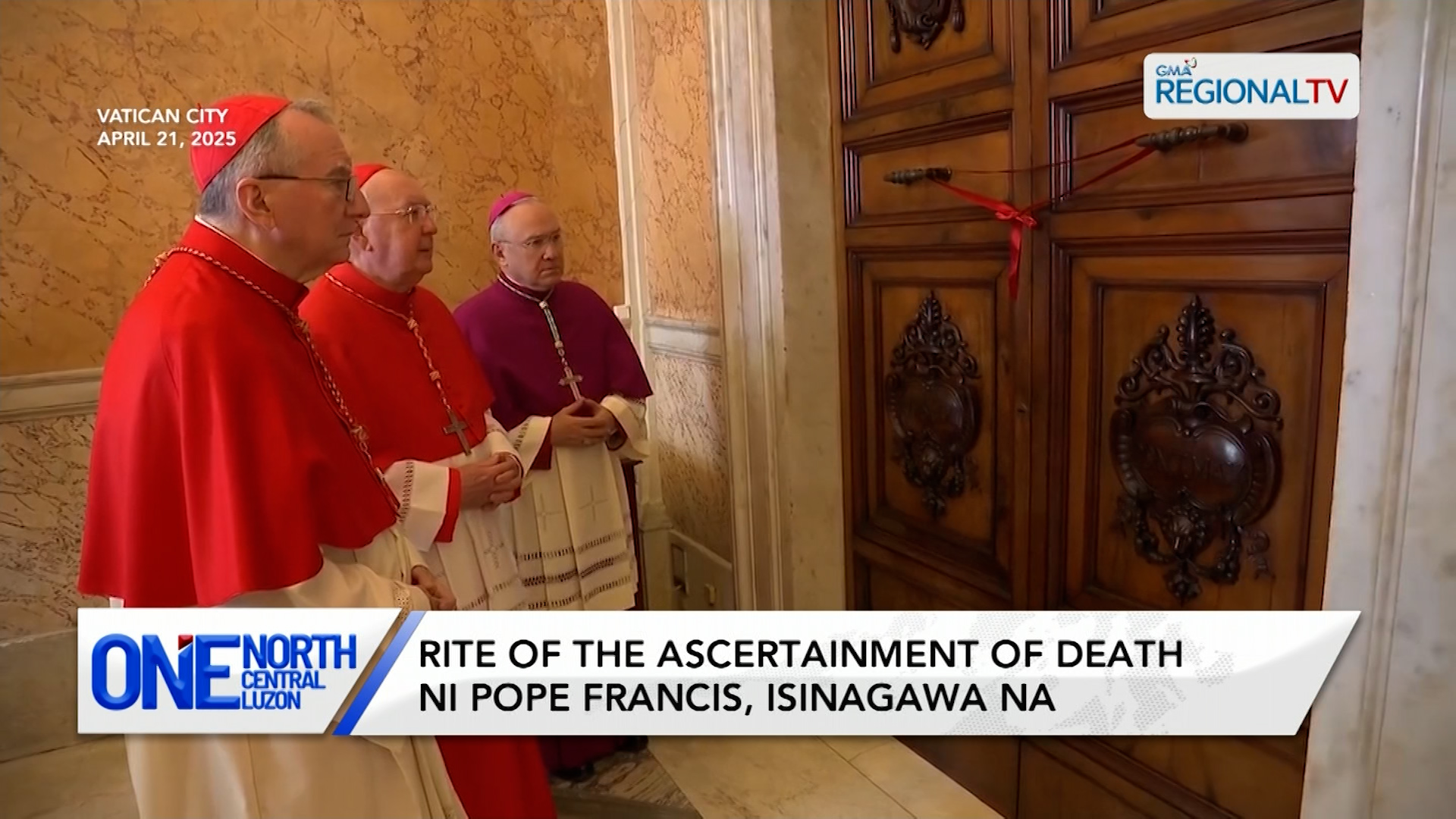 Rite of the ascertainment of death ni Pope Francis, isinagawa na