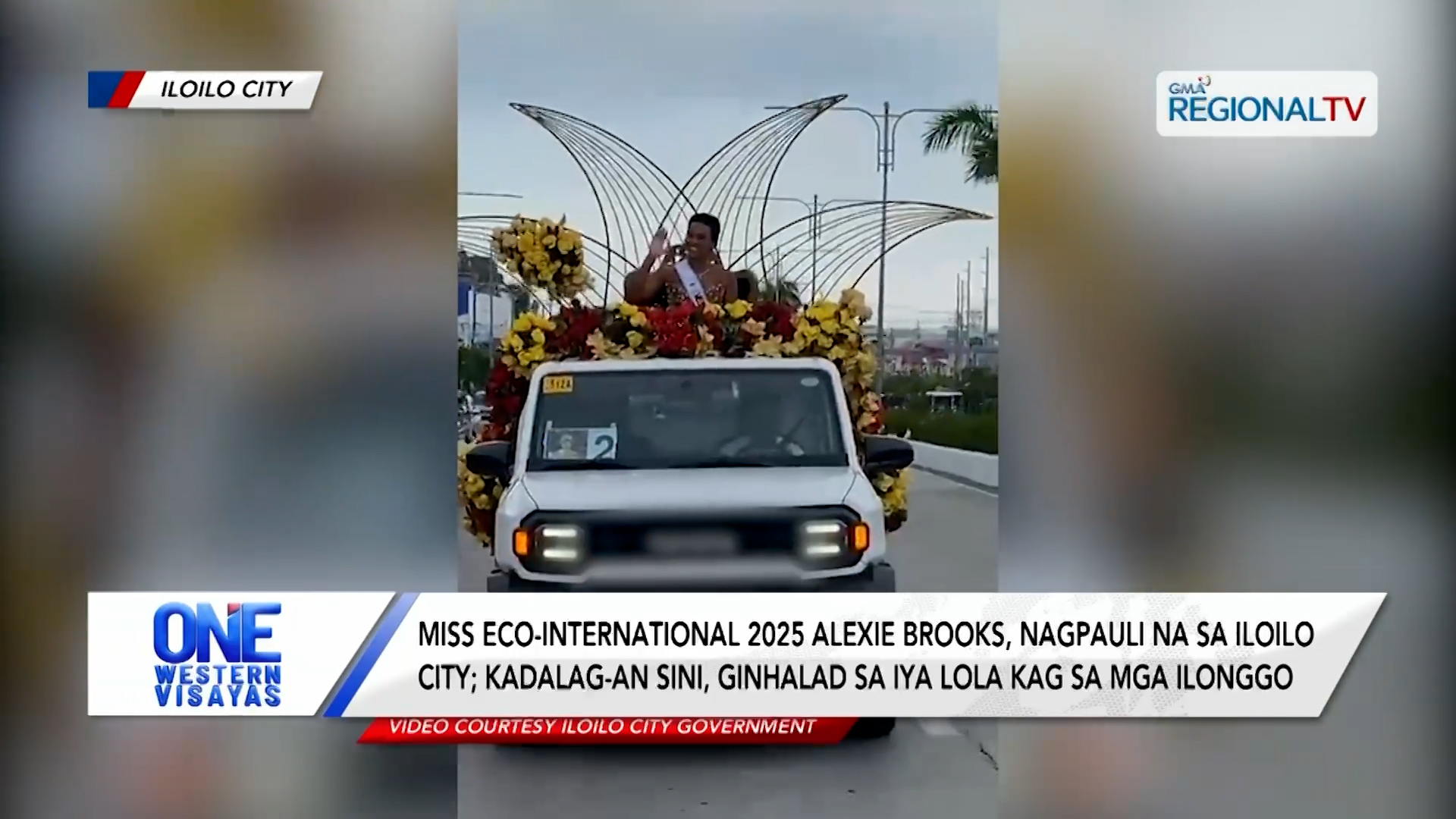 Miss Eco-International 2025 Alexie Brooks, nagpauli na sa Iloilo City