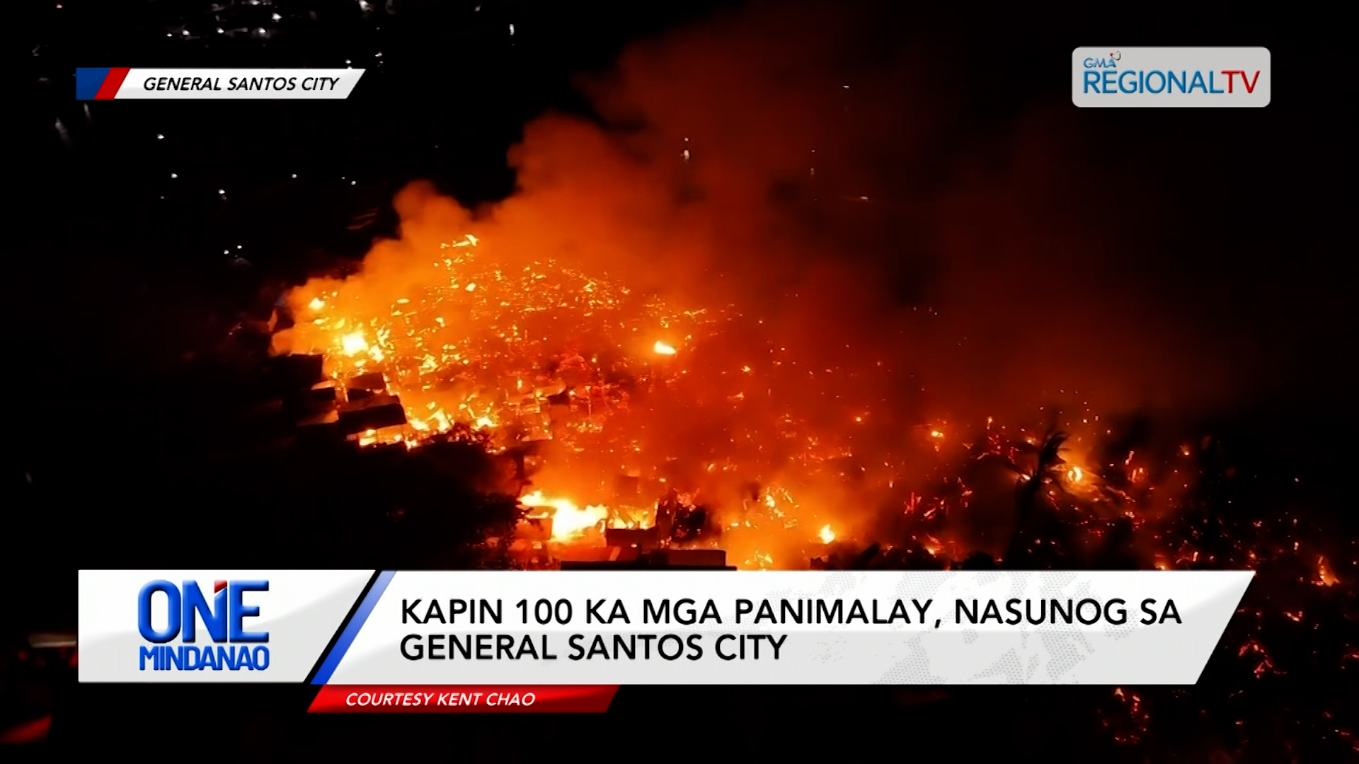 Kapin 100 ka mga panimalay, nasunog sa General Santos City