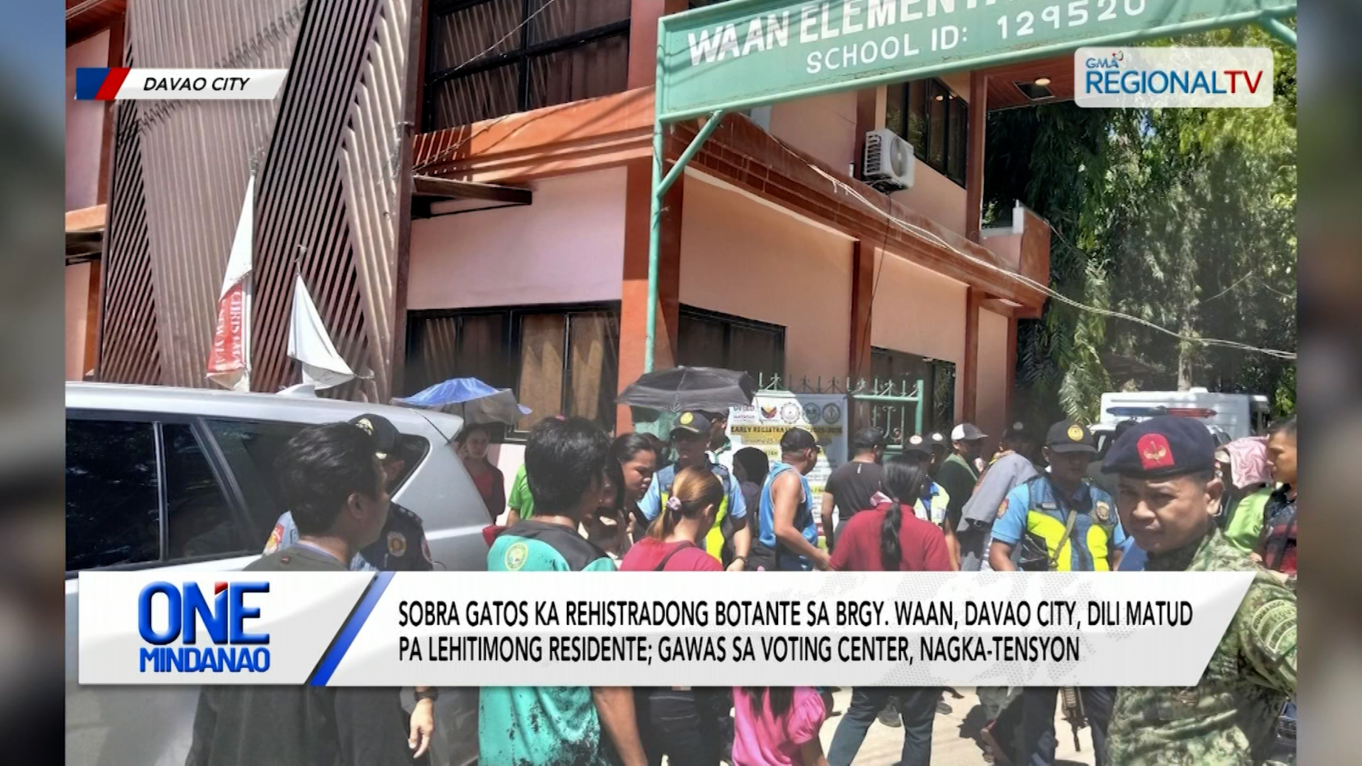 Sobra gatos ka botante sa Brgy. Waan, dili matud pa lehitimong residente