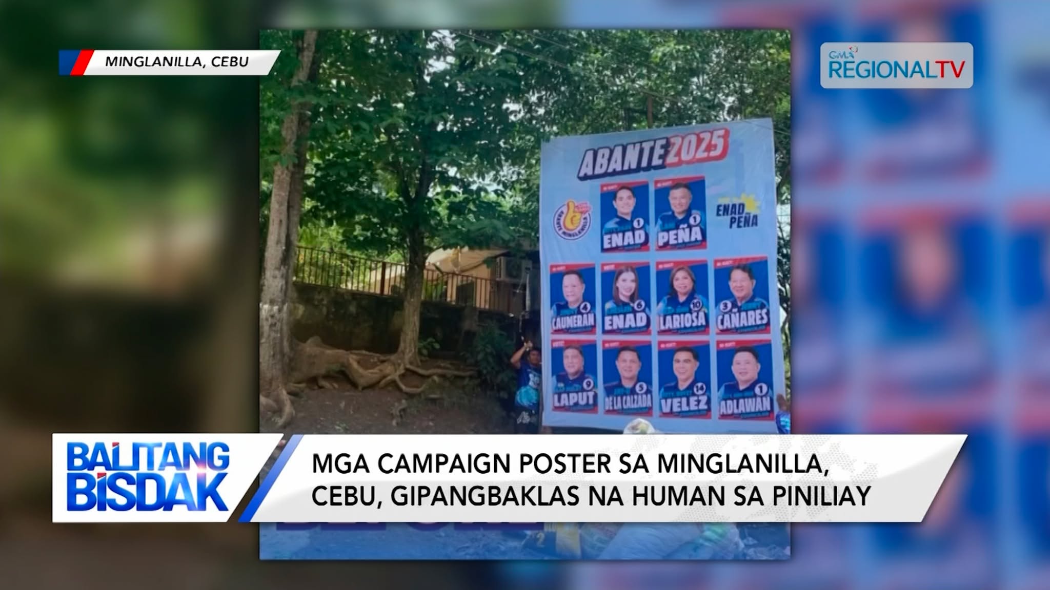 Padayon ang Pagpanangtang sa Campaign Posters sa mga Kandidato
