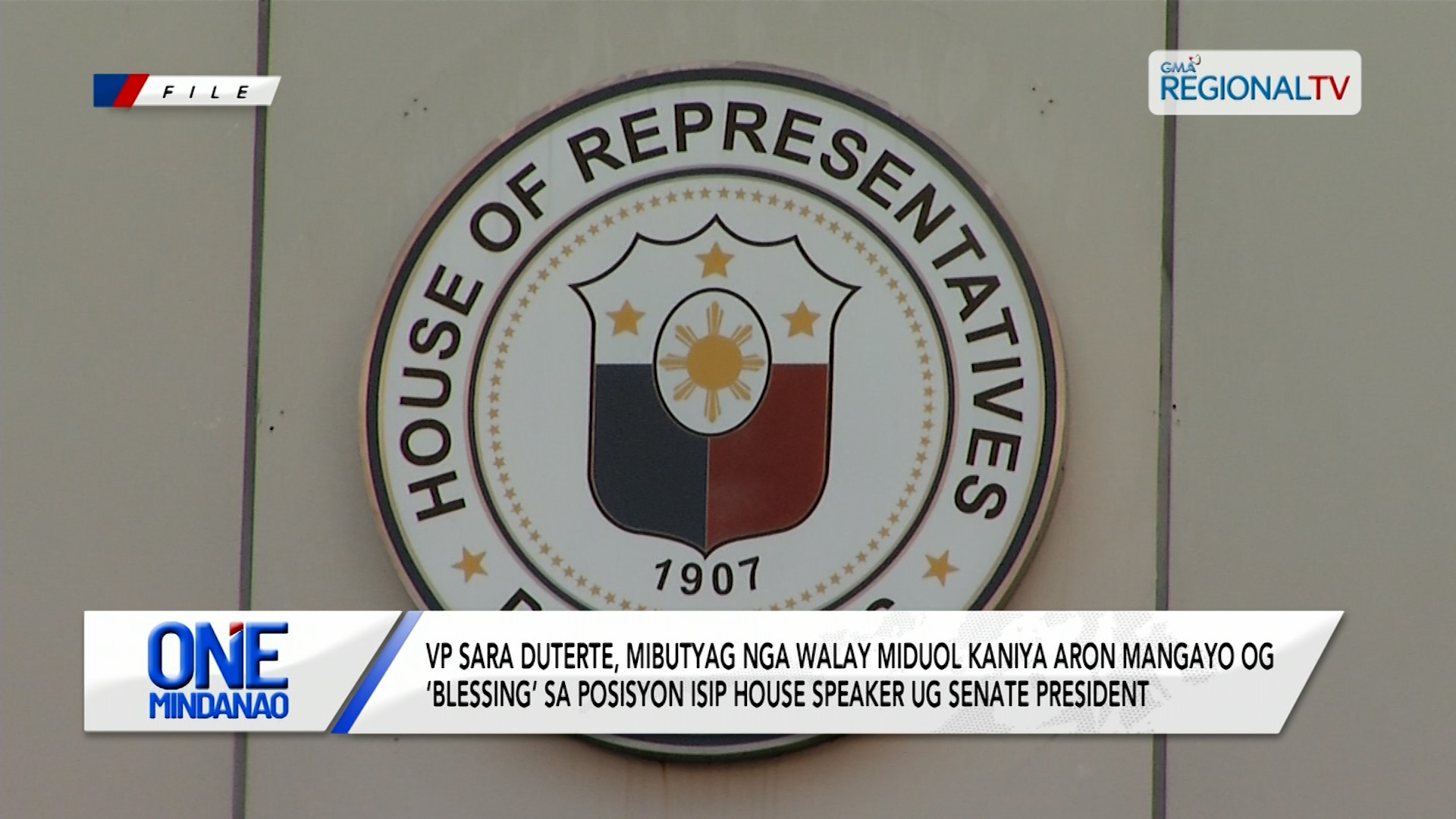 VP Sara Duterte, gisugyot kang Cong. Duterte nga kuhaon ang pagka-minority leader