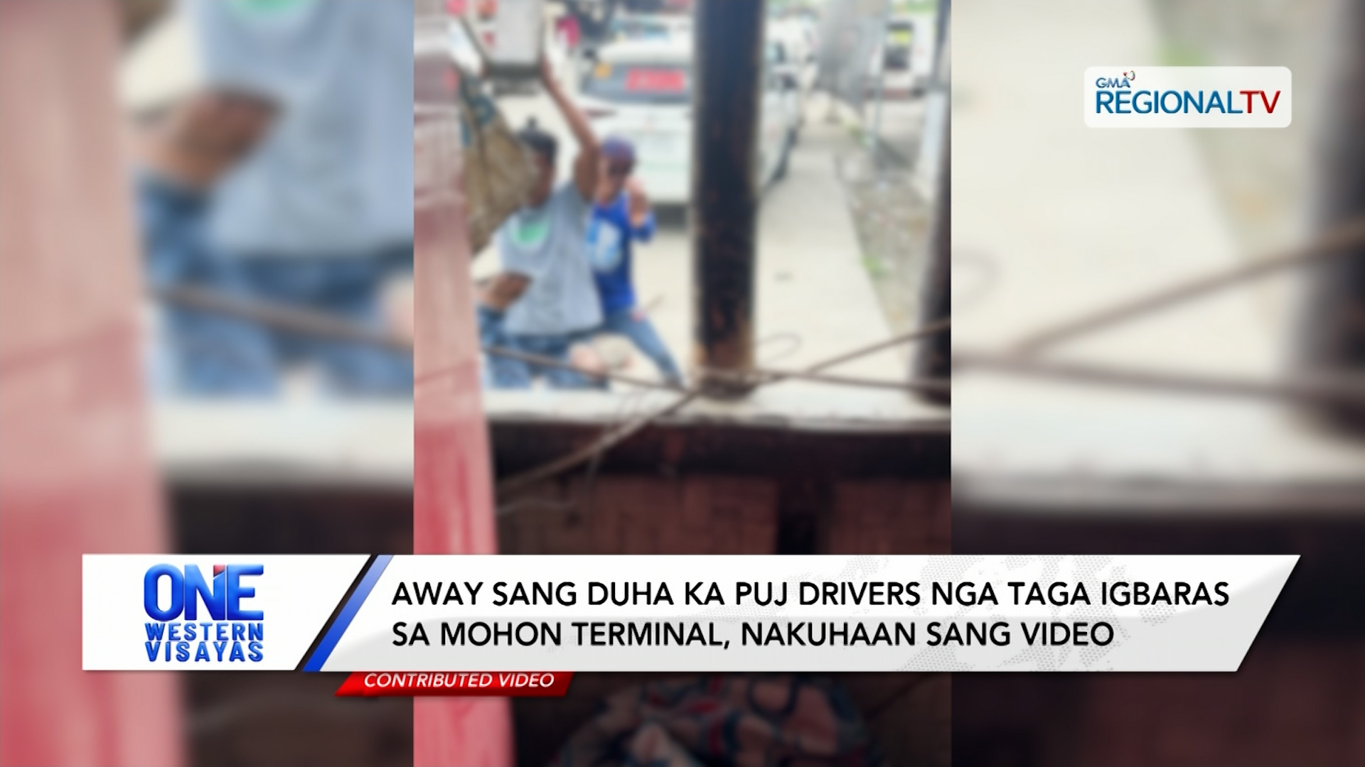 Away sang duha ka PUJ drivers sa Mohon Terminal, nakuhaan sang video.