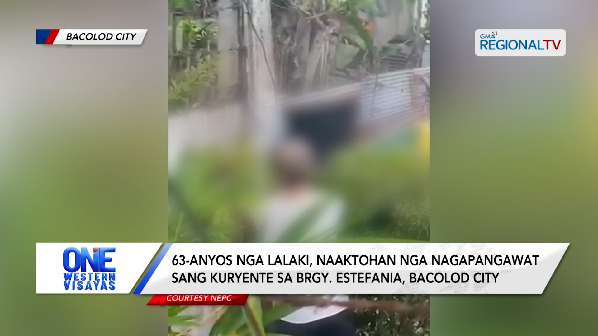63-anyos nga lalaki, naaktohan nga nagapangawat sang kuryente sa Bacolod City