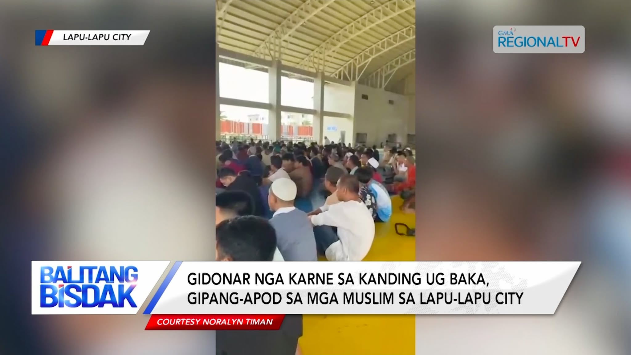 Mga Igsoong Muslim Nagtapok alang sa Eid'l Adha