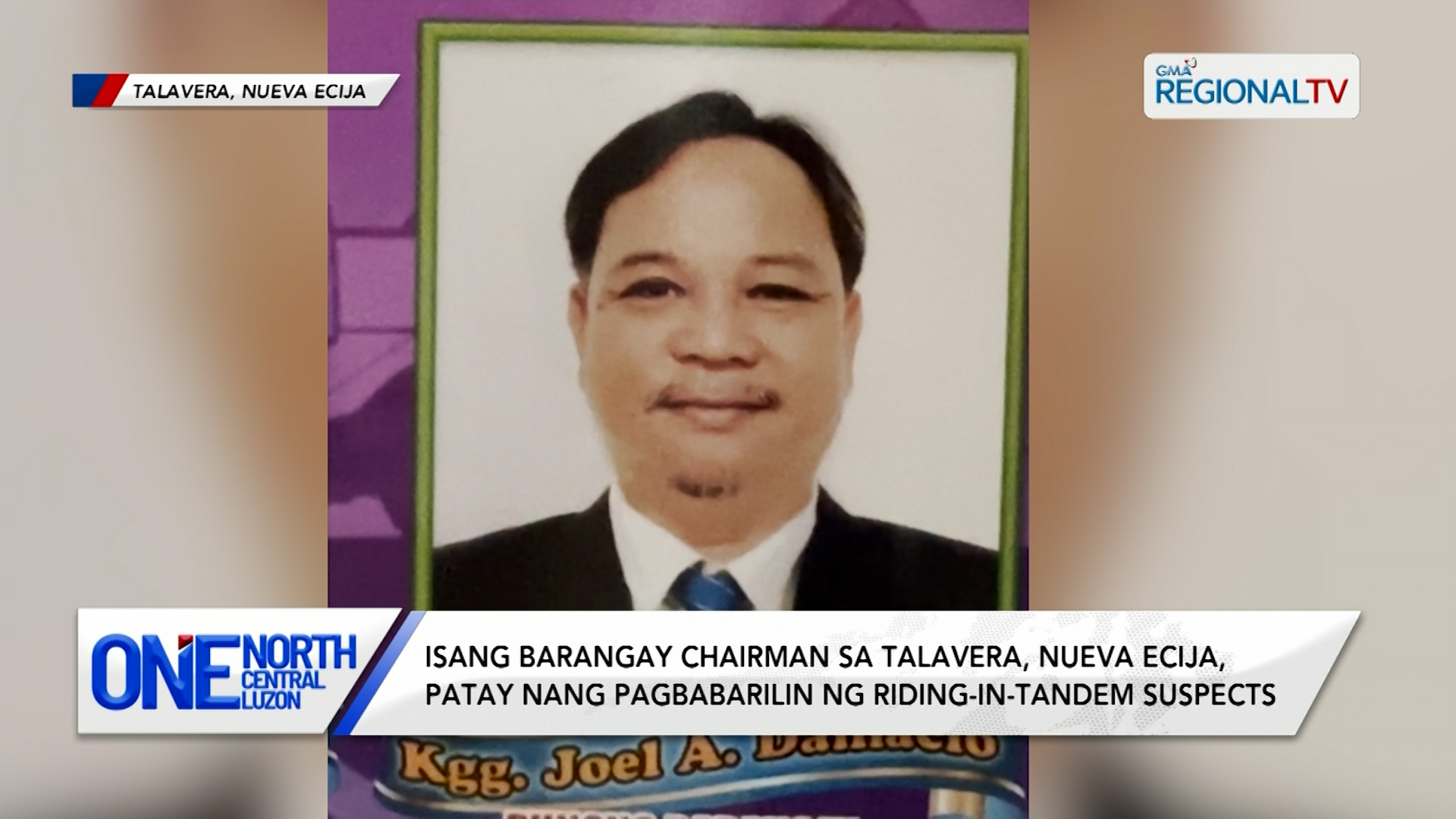 Isang barangay chairman sa Talavera, Nueva Ecija, patay nang pagbabarilin