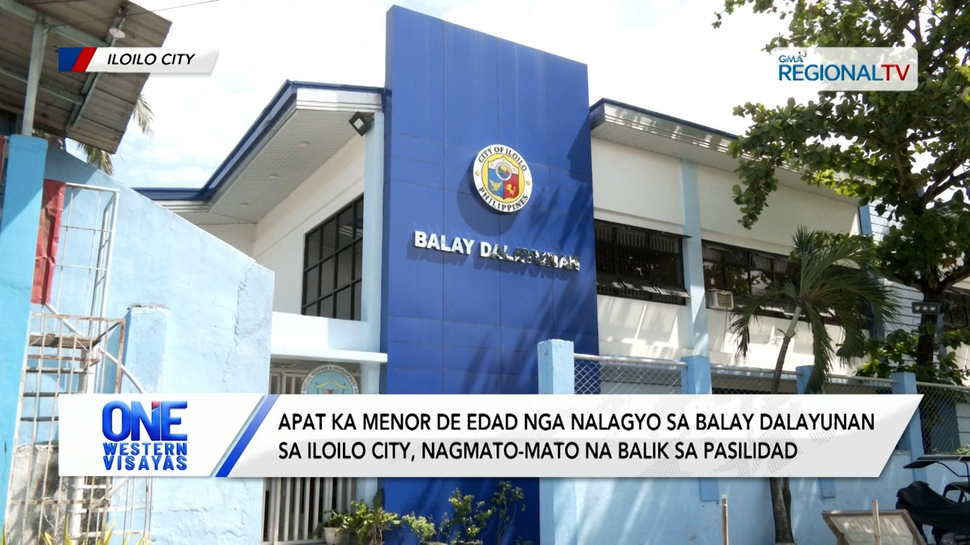4 ka menor de edad nga nalagyo sa balay dalayunan sa Iloilo City, nagbalik na