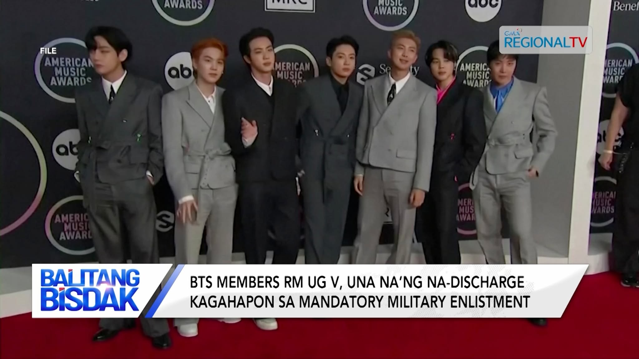 BTS member Jimin ug Jungkook, na-discharged na sa military enlistment