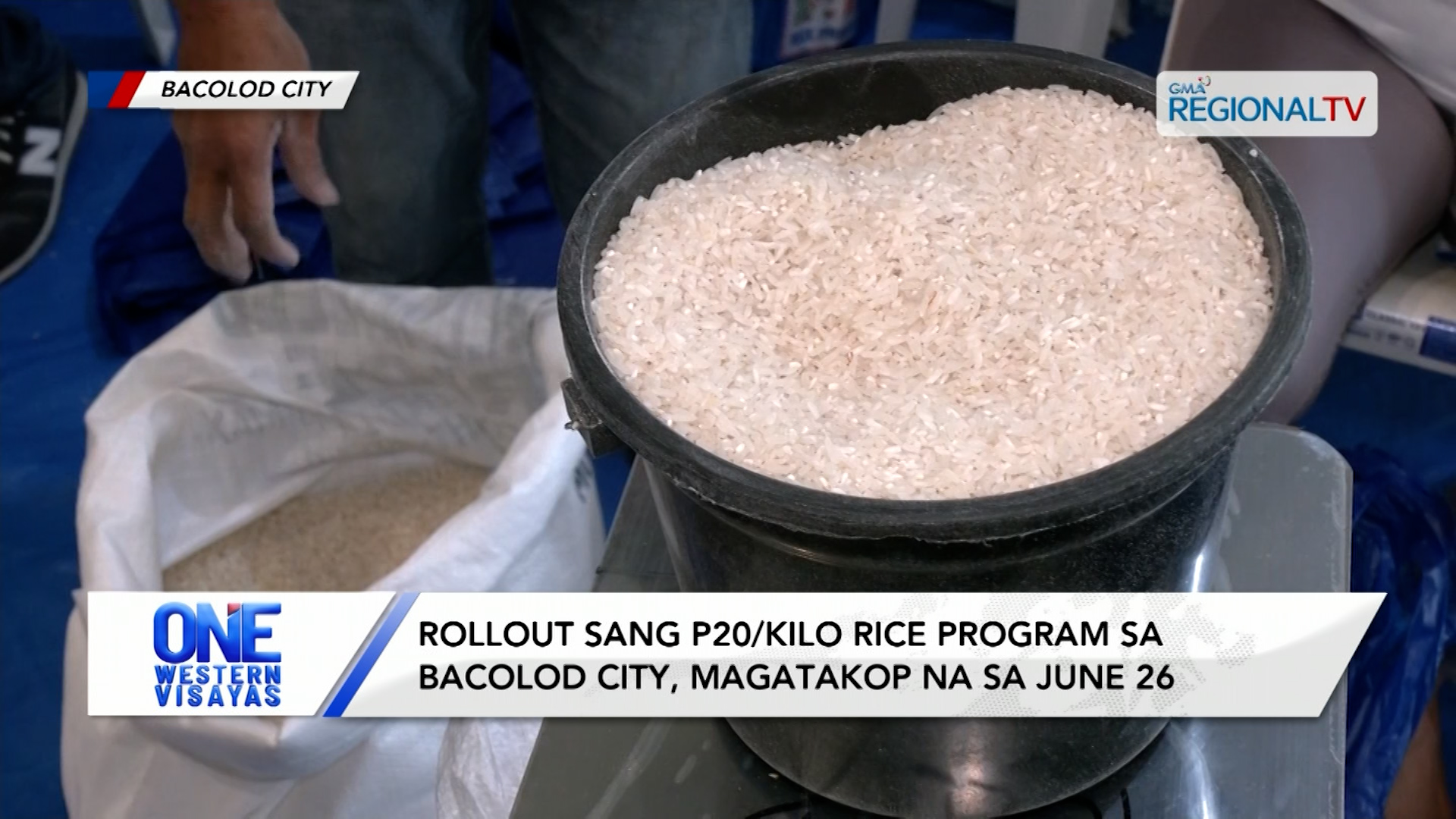 Rollout sang P20/kilo rice program sa Bacolod City, magatakop na bwas, June 26