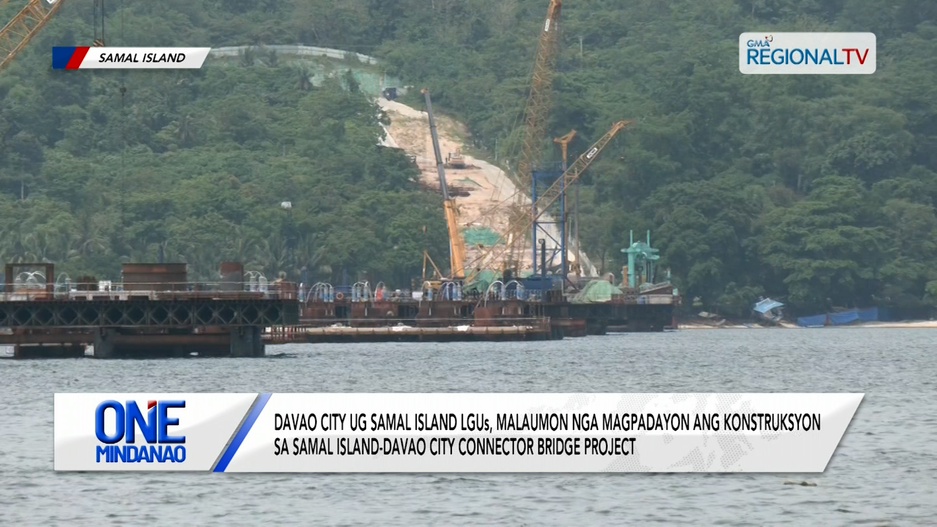 Davao City ug Samal Island, malaumon nga magpadayon ang konstruksyon sa tulay