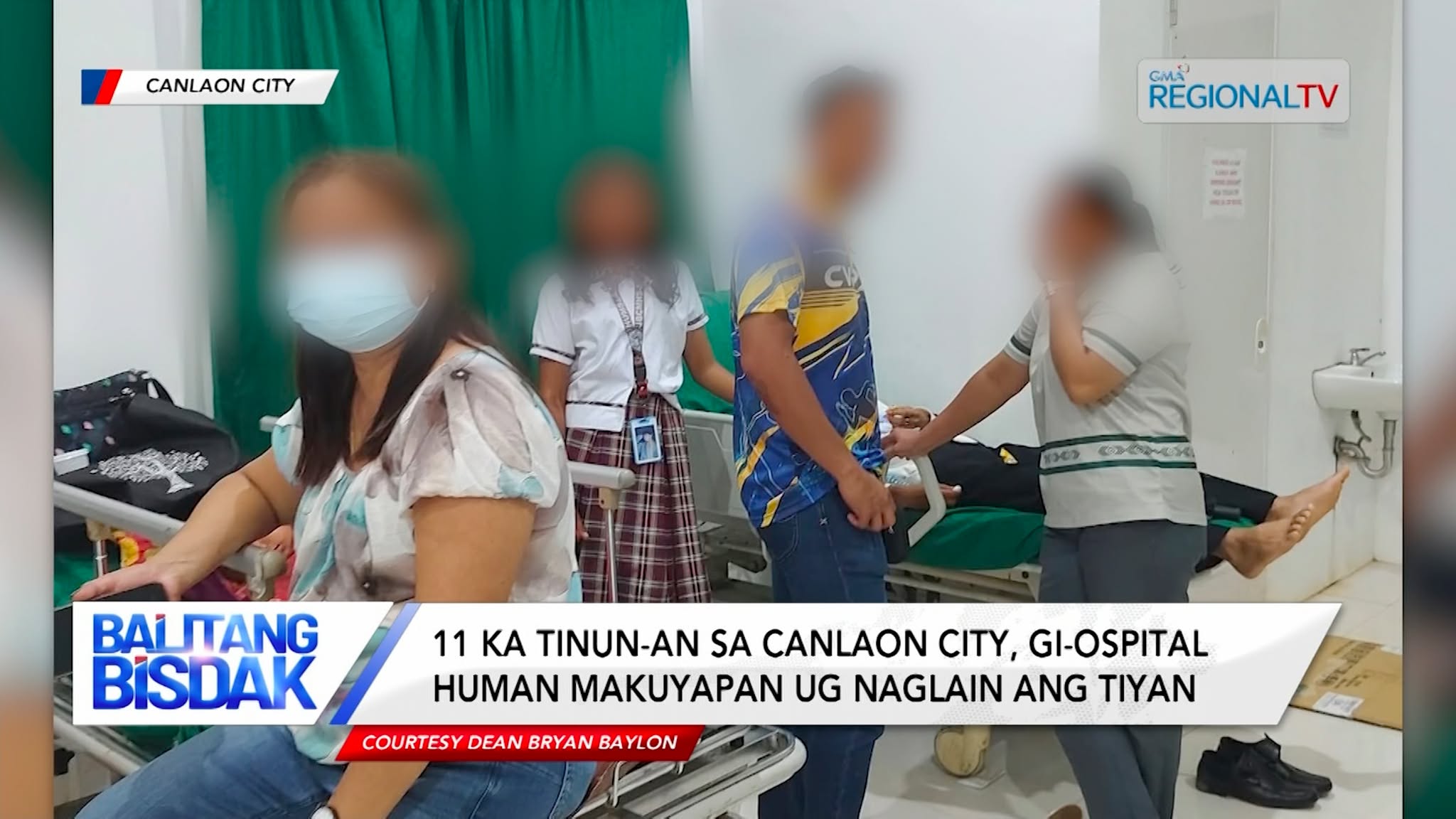 11 ka tinun-an sa Canlaon City, gi-ospital human makuyapan ug naglain ang tiyan