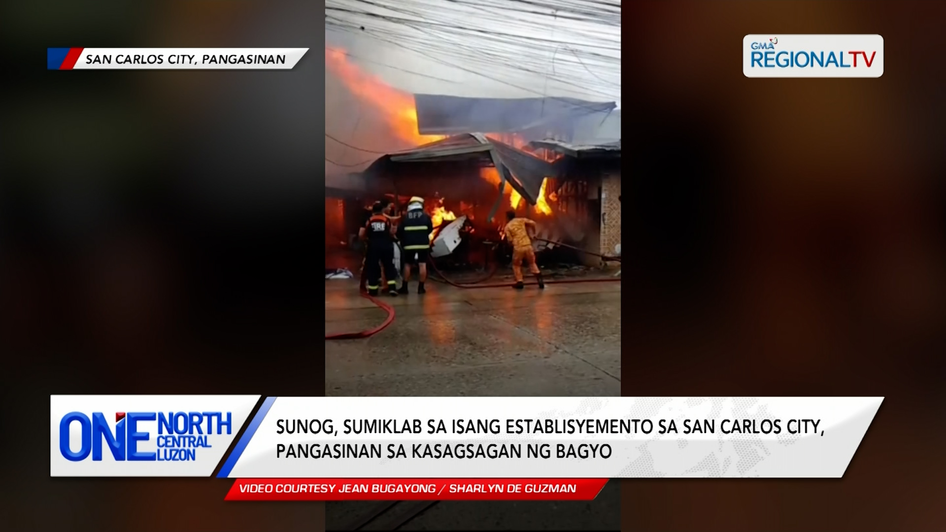Sunog, sumiklab sa isang establisyemento sa San Carlos City, Pangasinan | One North Central Luzon