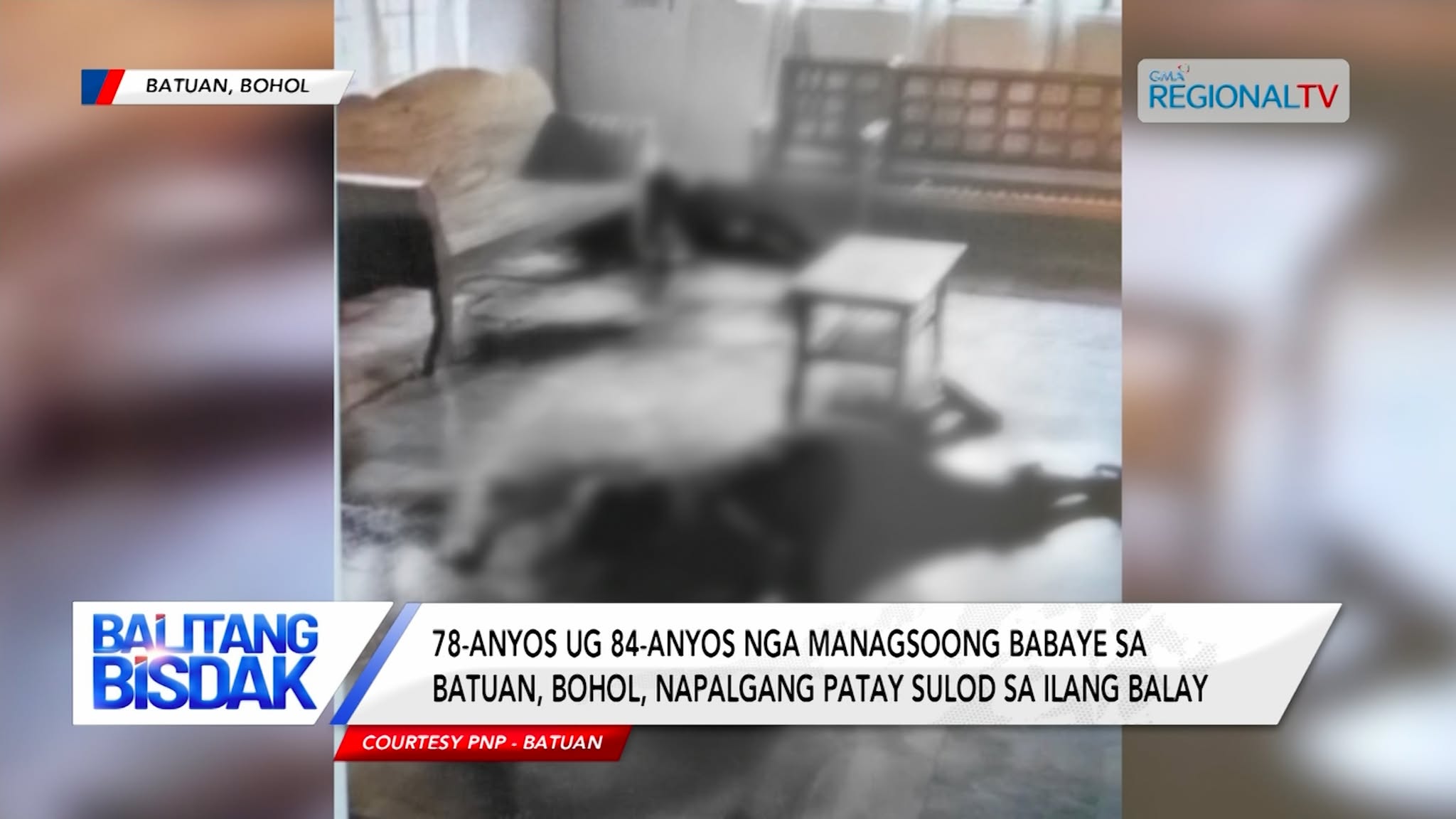 78-anyos ug 84-anyos nga managsoon sa Bohol, napalgang patay sulod sa ilang balay | Balitang Bisdak