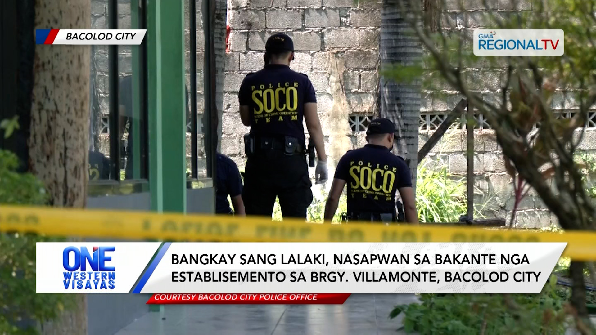 Bangkay sang lalaki, nasapwan sa Brgy. Villamonte, Bacolod City | One Western Visayas