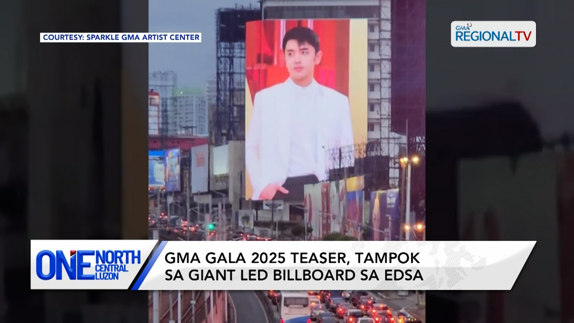 GMA Gala 2025 teaser, tampok sa giant led billboard sa Edsa | One North Central Luzon