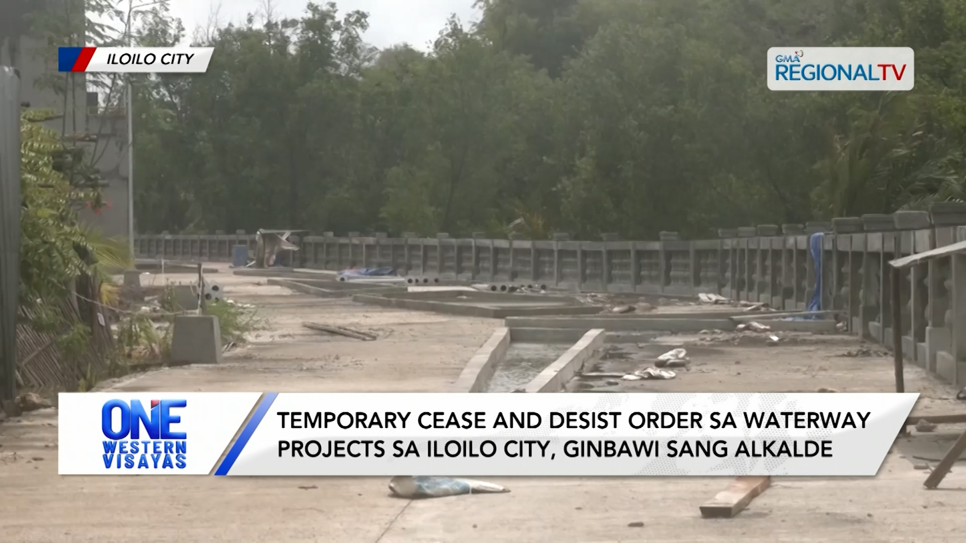 Temporary CDO sa waterway projects sa Iloilo City, ginbawi sang alcalde | One Western Visayas