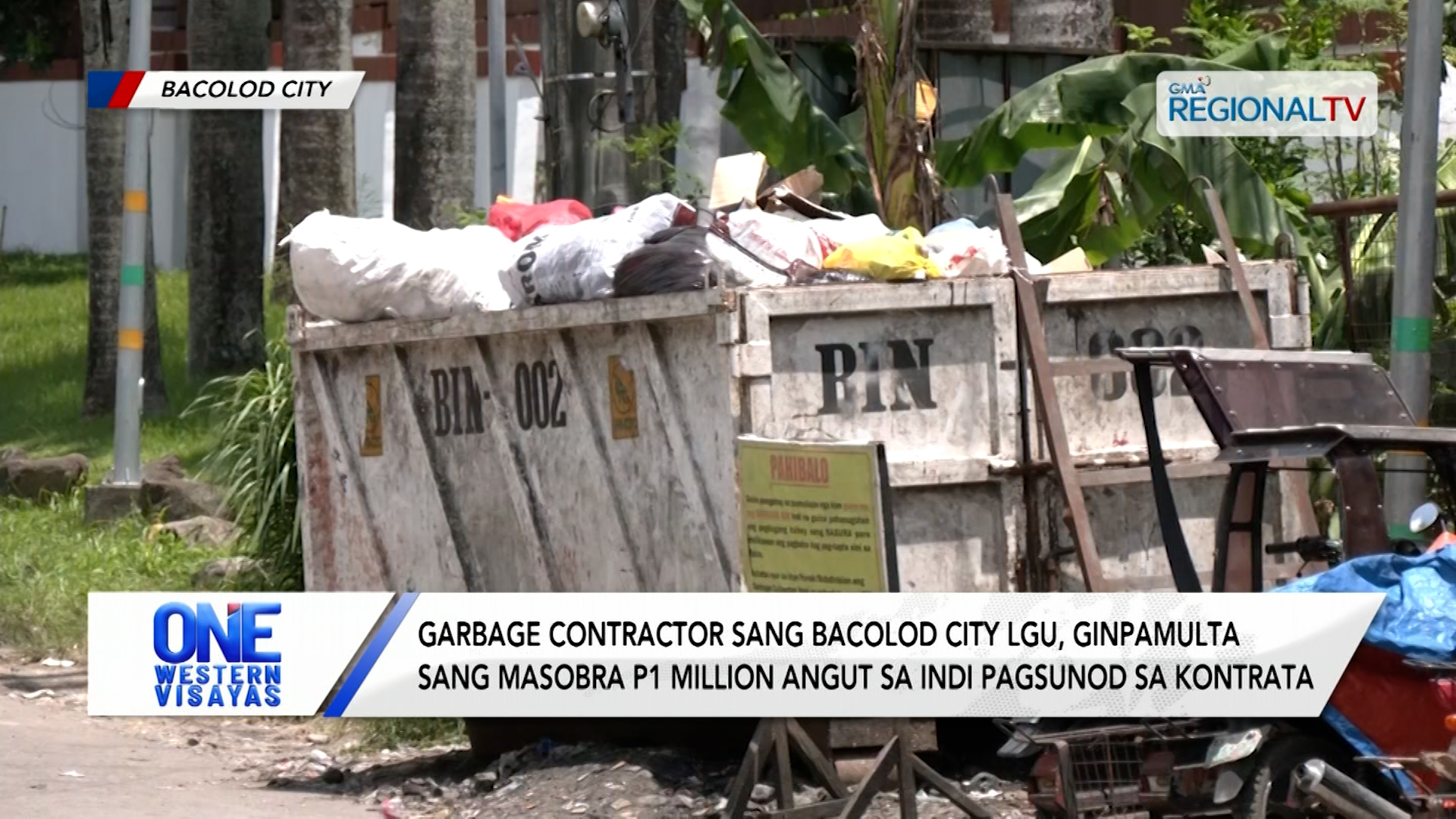 Garbage contractor, ginmultahan Bacolod City LGU sa indi pagsunod sa kontrata | One Western Visayas