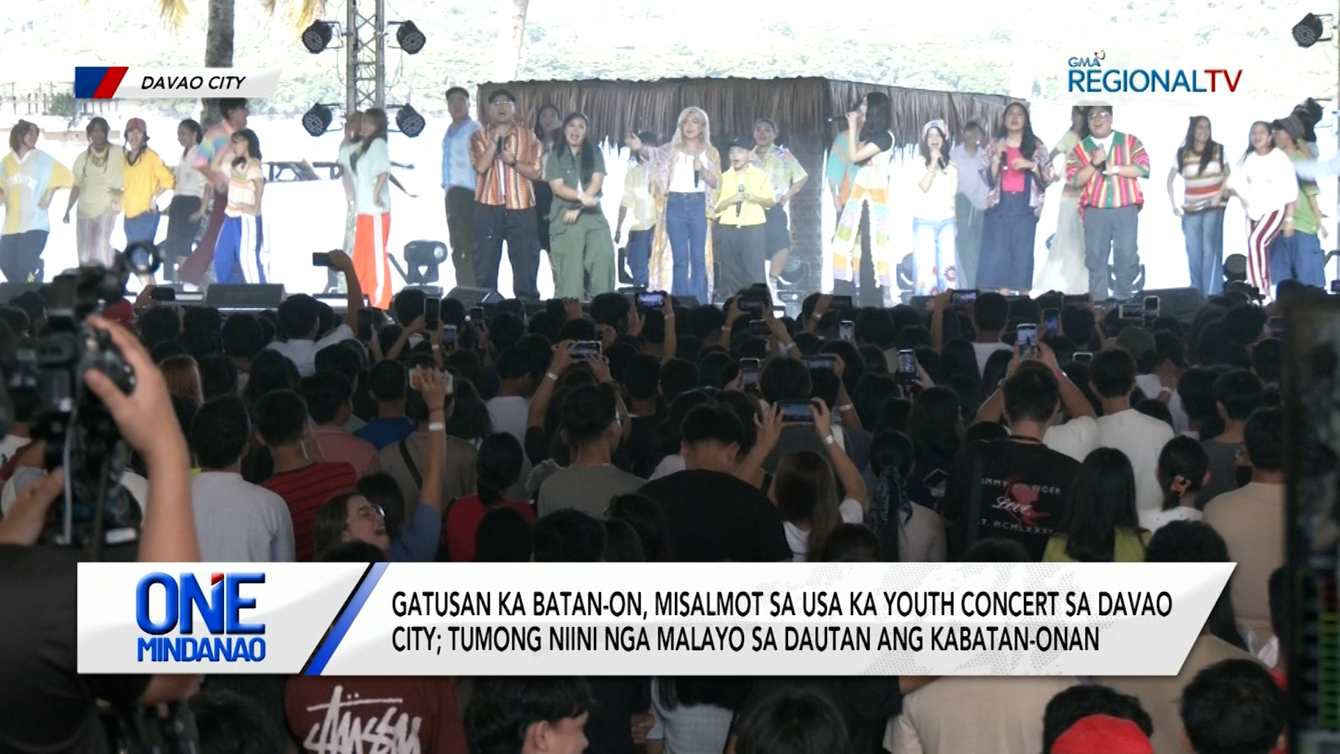 Gatusan ka batan-on, misalmot sa usa ka youth concert sa Davao City | One Mindanao