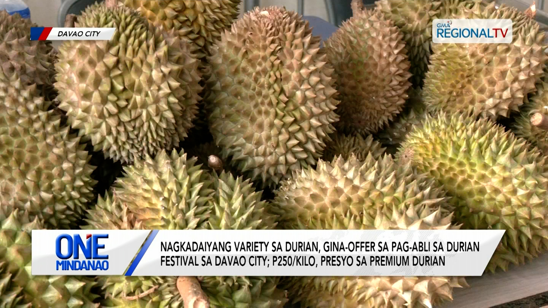 Durian, gina-offer sa pag-abli sa Durian Festival sa Davao City | One Mindanao
