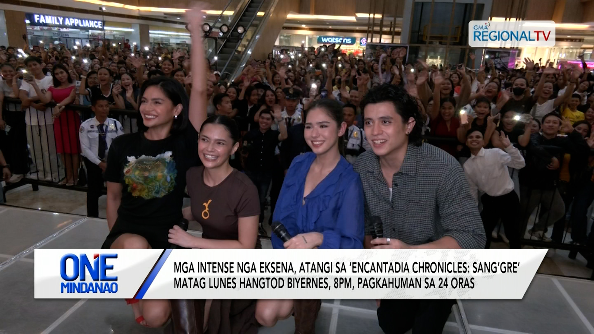 Cast sa ‘Encantadia Chronicles: Sang’gre’, nakisadya sa Kapuso Mall Show | One Mindanao