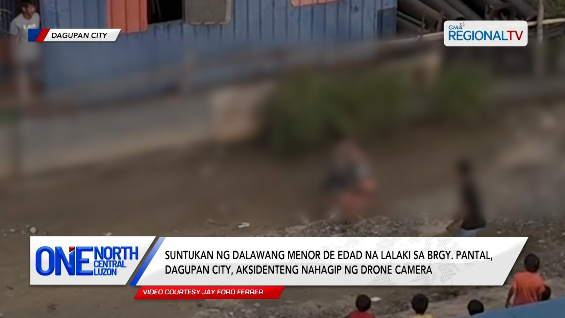 Suntukan ng menor de edad sa Brgy. Pantal, nahagip ng drone camera | One North Central Luzon