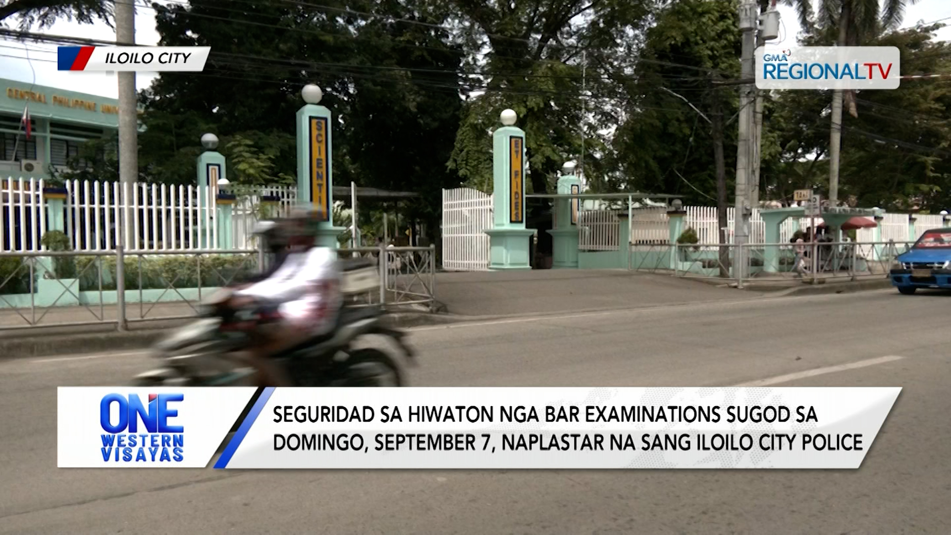 Seguridad sa hiwaton nga Bar examinations naplastar na sang Iloilo City Police | One Western Visayas