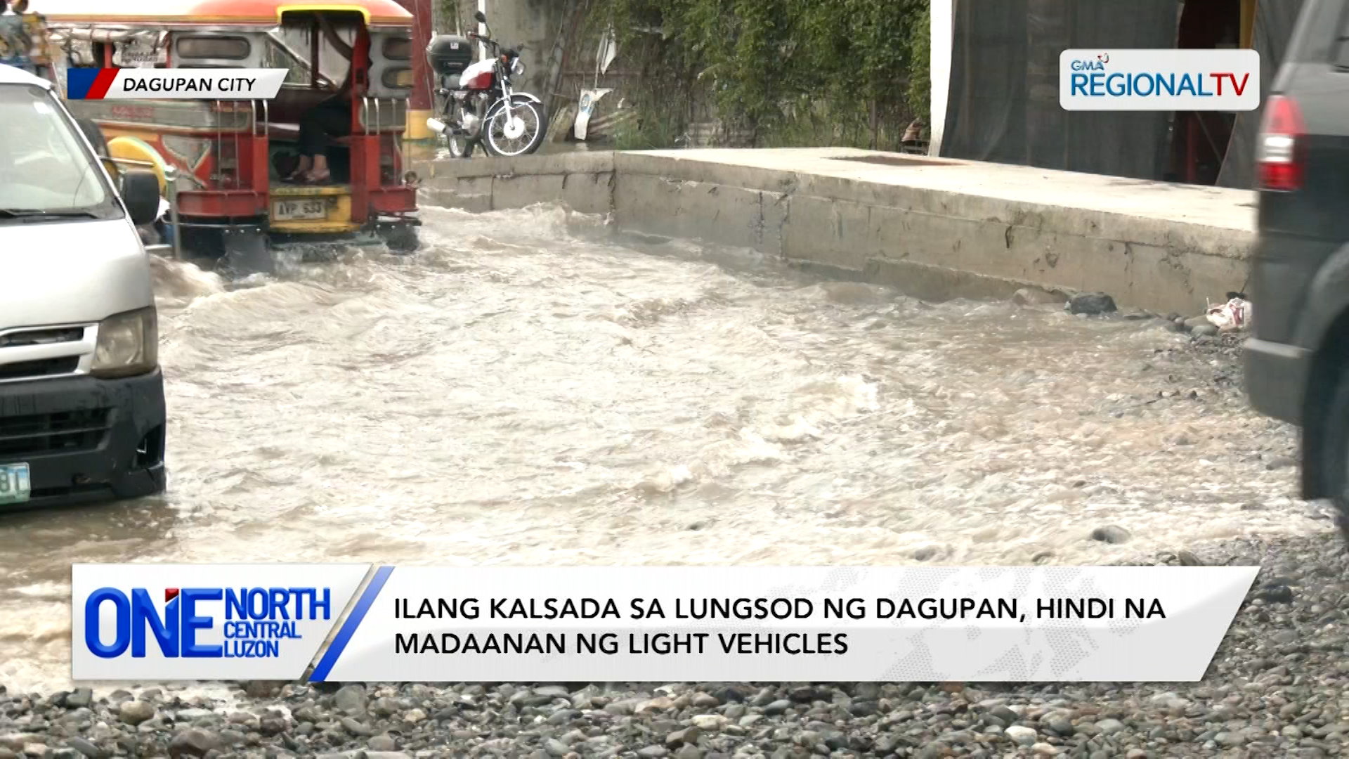Ilang kalsada sa Lungsod ng Dagupan, hindi na madaanan ng light vehicles | One North Central Luzon