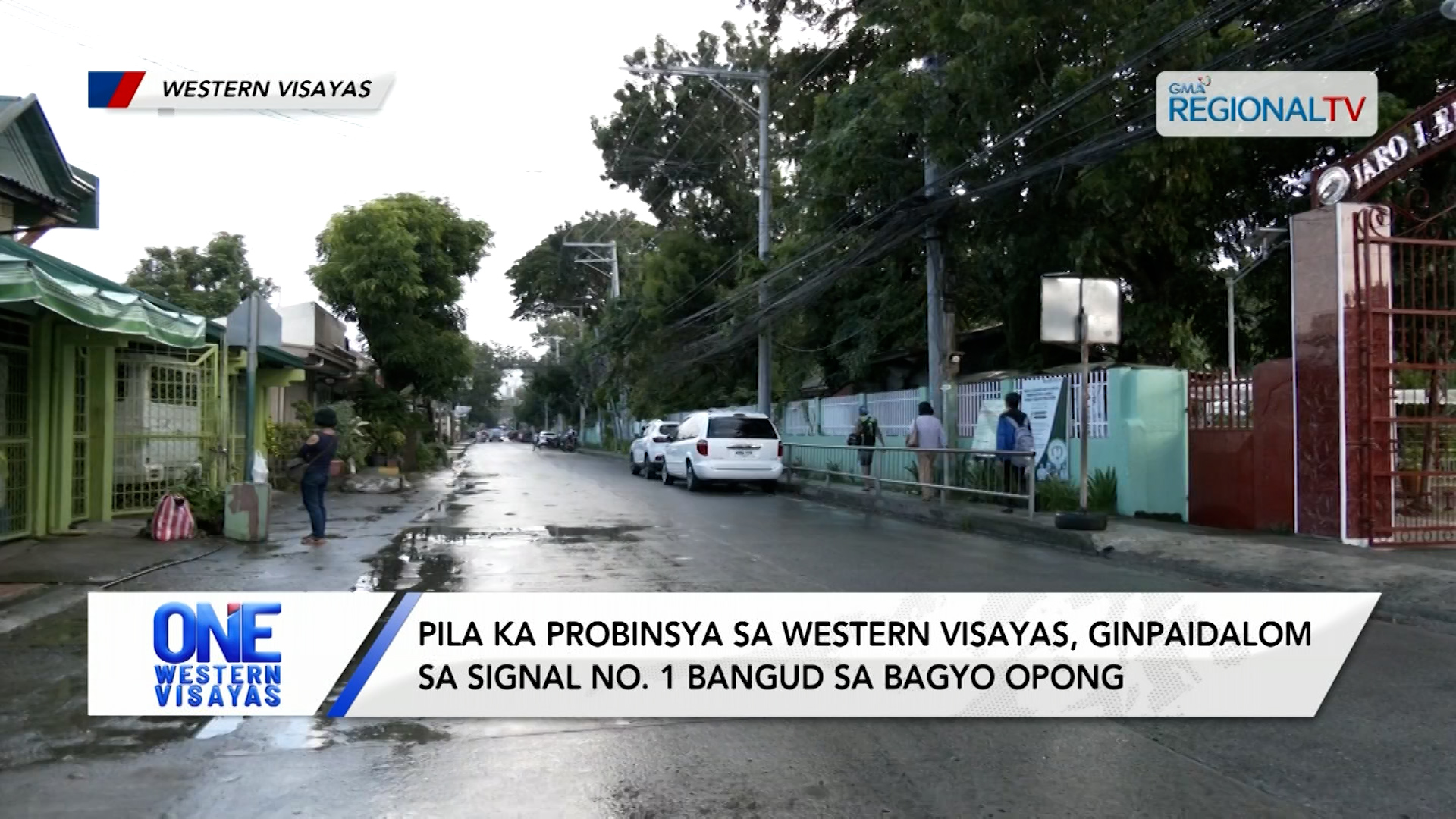 Pila ka lugar sa Western Visayas, signal #1 bangud sa Bagyo Opong | One Western Visayas