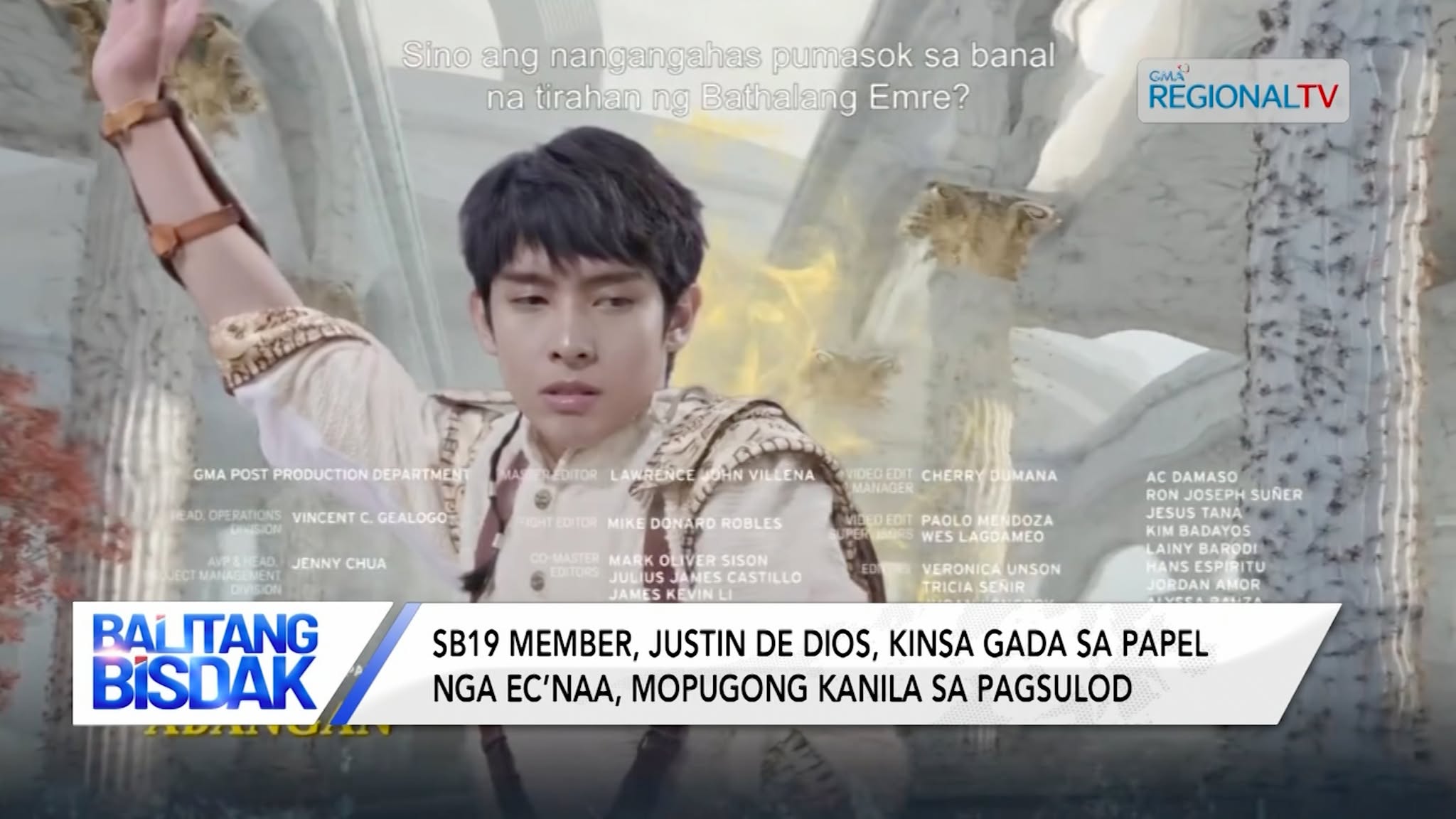 SB19 Member Justin De Dios, Maka-uban na sa Encantadia Chronicles: Sang’gre | Balitang Bisdak