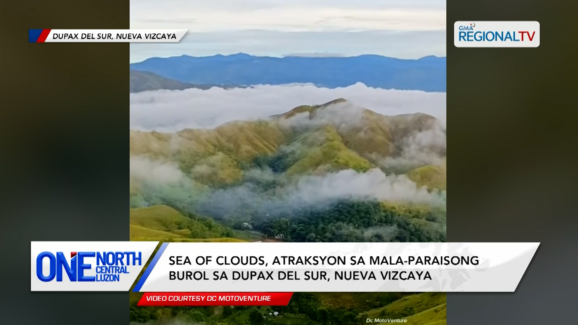 Sea of clouds, atraksyon sa mala-paraisong burol sa Nueva Vizcaya | One North Central Luzon