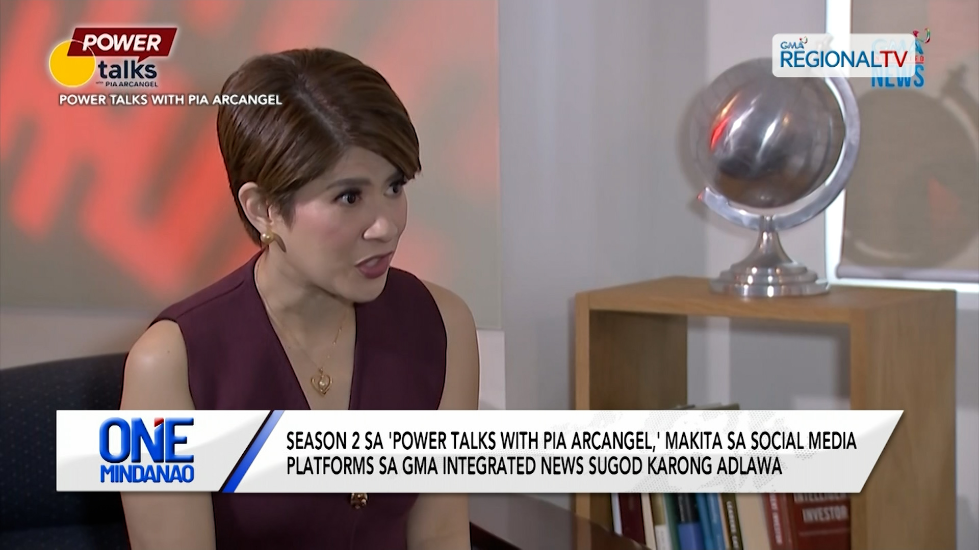 Season 2 sa 'Power Talks with Pia Arcangel,' makita sa social media platforms | One Mindanao