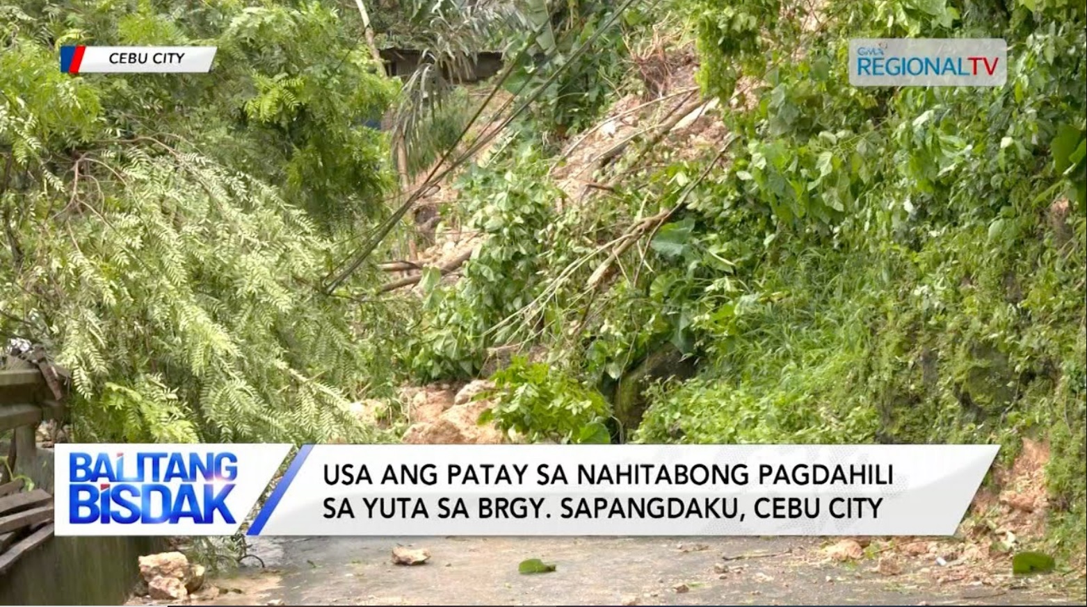 1 Patay sa Nahitabong Landslide sa Cebu City | Balitang Bisdak